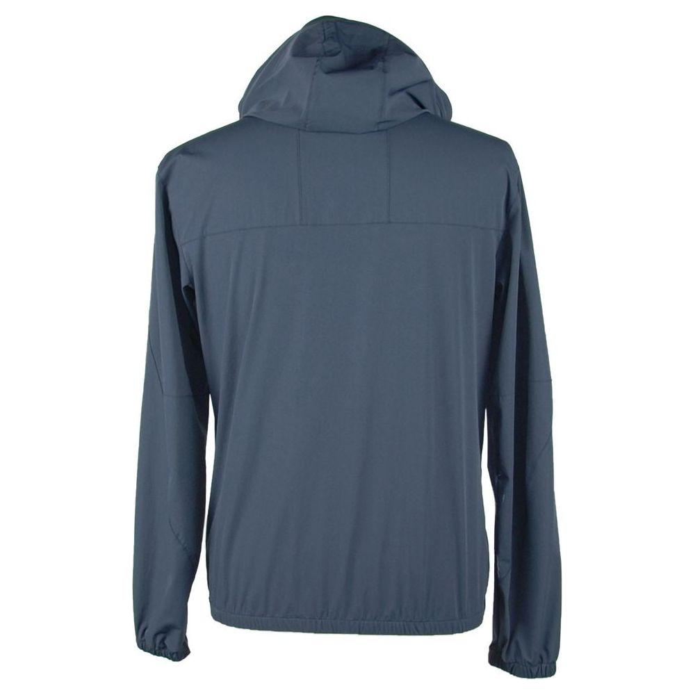 Emilio Romanelli Blue Synthetic Men Jacket