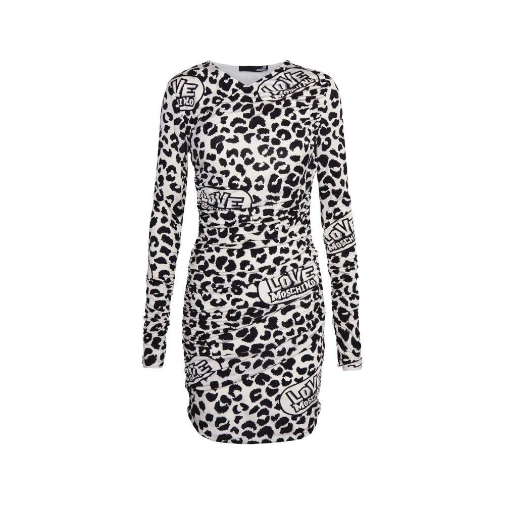 Love Moschino White Viscose Women Dress