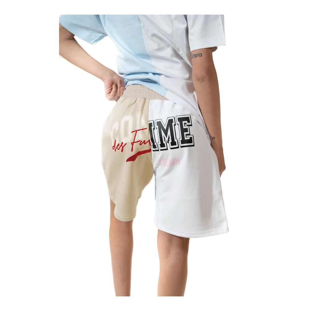 Comme Des Fuckdown Beige Cotton Women's Short