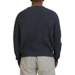 Dsquared² Gray Men Tattered Knitted Pullover Sweater Dsquared² Dark Slate Gray