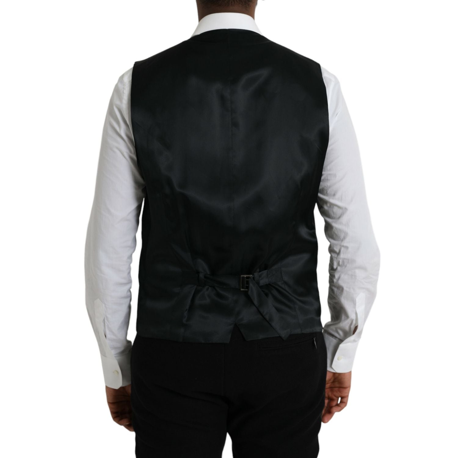Front view with bag zipped and handles upright.