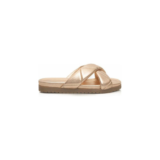 Cerruti 1881 Beige Lambskin Women Sandal