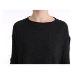 Costume National Elegant Gray Crewneck Sweater Costume National Antique White
