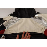 Dolce & Gabbana Black Leather Hooded Blouson Jacket Dolce & Gabbana Dark Gray
