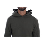 Daniele Alessandrini Elegant Green Cotton Hooded Sweater Daniele Alessandrini Dark Slate Gray
