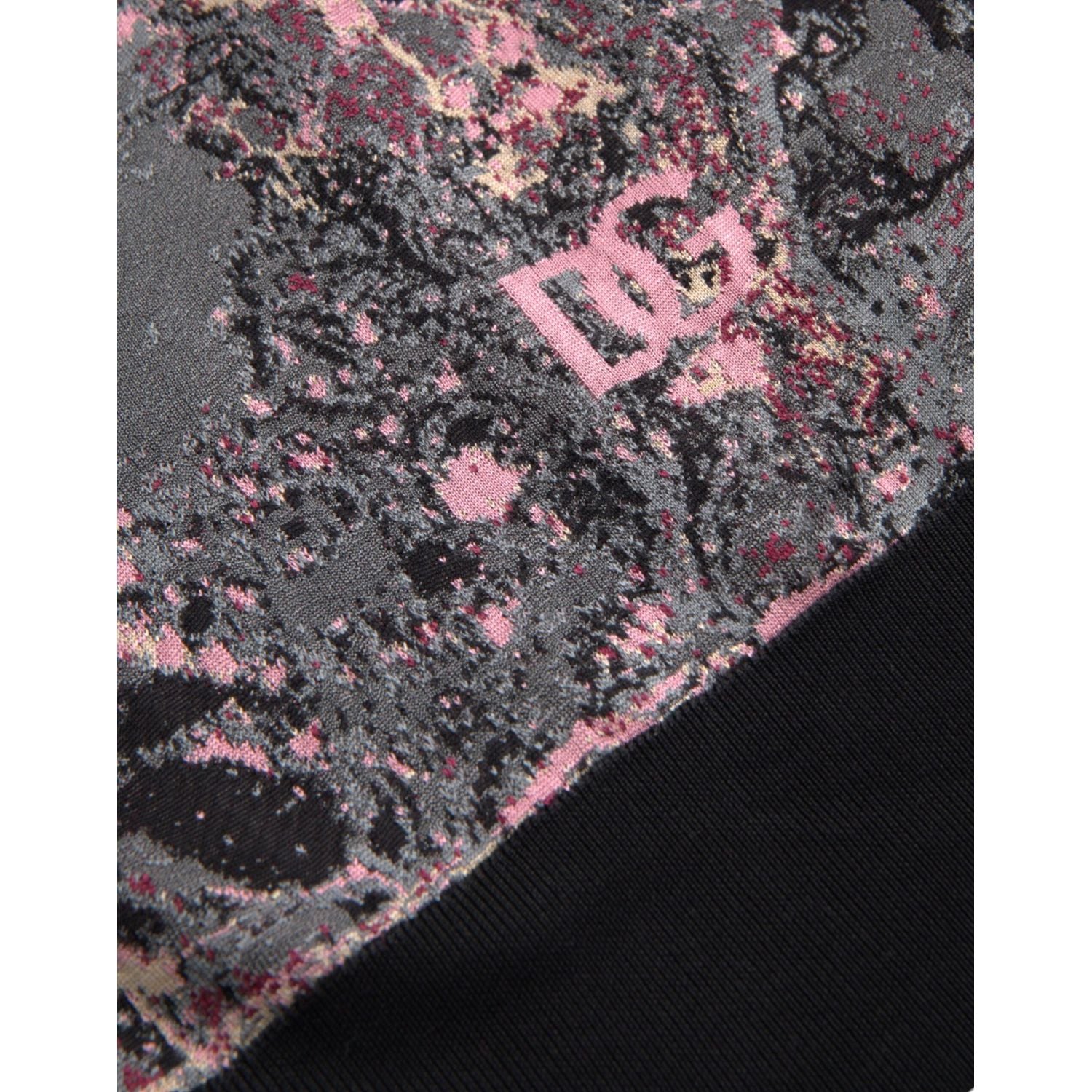 سترة رجالية برسومات متعددة الألوان من دولتشي آند غابانا برقبة عالية