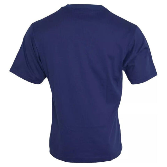 Dolce & Gabbana Royal Blue Round Neck Short Sleeve T-shirt TSH85087-44