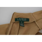 Ralph Lauren Brown V-neck Shift Knee Length Viscose Dress DR2191-42