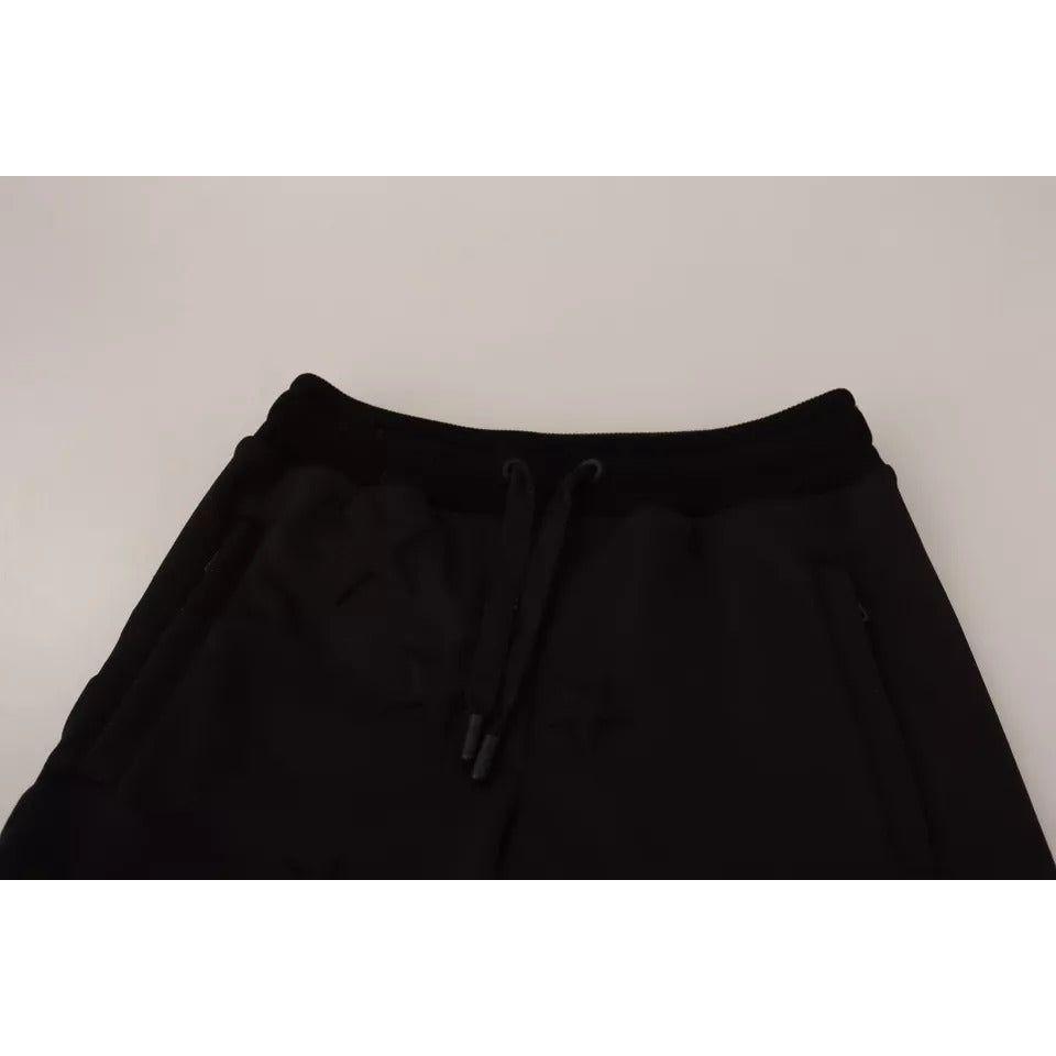 Dolce & Gabbana Black Jogger Women Polyester Pants