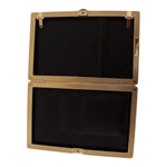 Dolce & Gabbana Black Silk Gold Frame Clutch Evening Party Purse Bag VAS12905