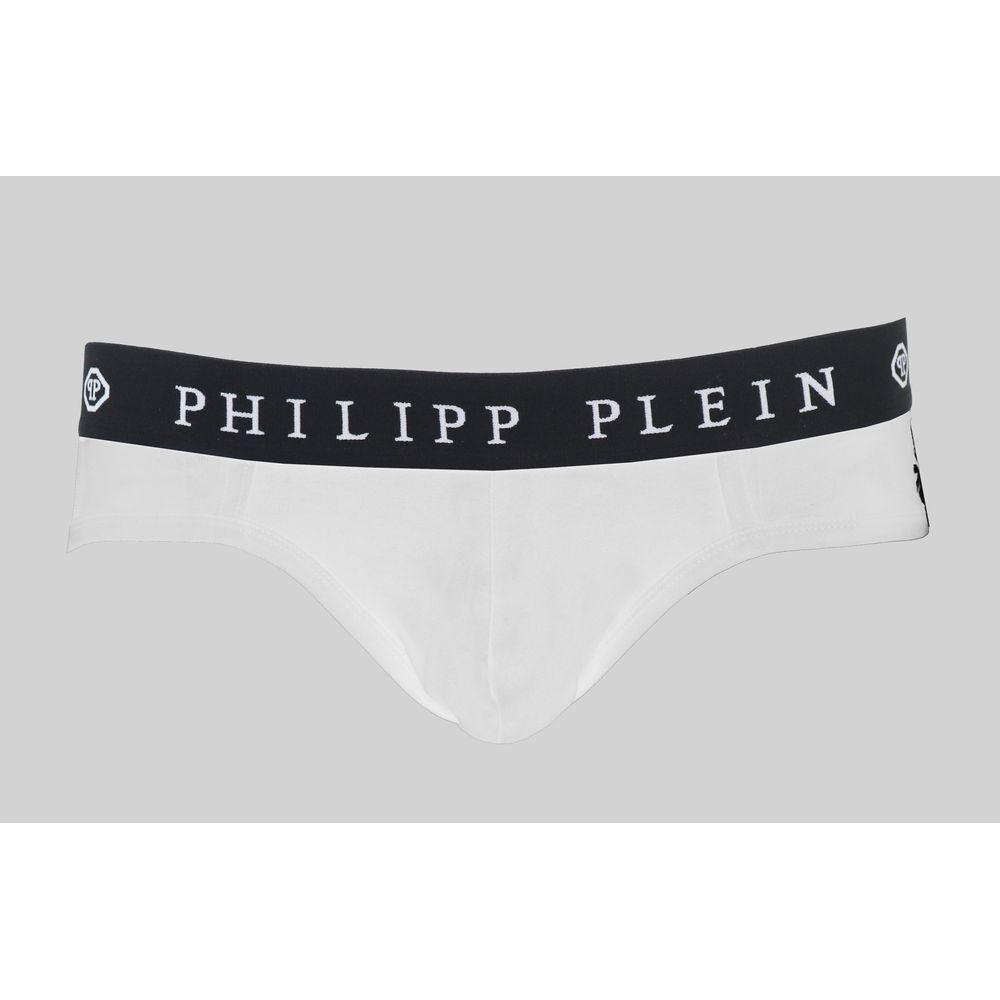 Philipp Plein White Cotton Men's Boxer Shorts
