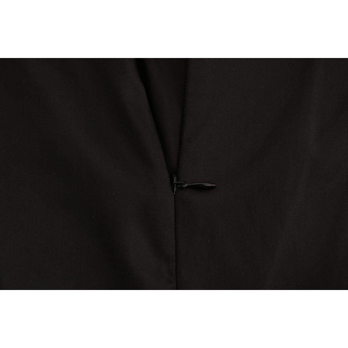 优雅黑色蕾丝无袖吊带衫