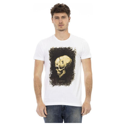Trussardi Action White Cotton Men T-Shirt