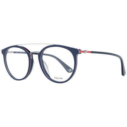 Police Blue Metal & Plastic Glasses (Frames)