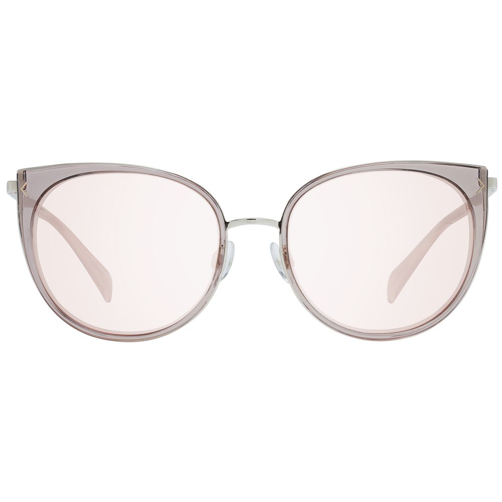 Karen Millen Pink Metal & Plastic Sunglasses