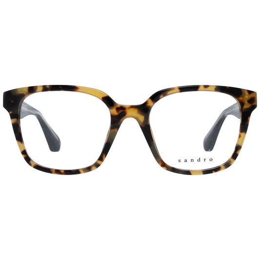 Sandro Multicolor Women Glasses Frame, full-rim plastic design with multicolor pattern, including branded case, lenses width 50mm.