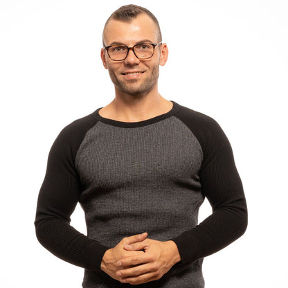 Lozza Brown Plastic Glasses (Frames)