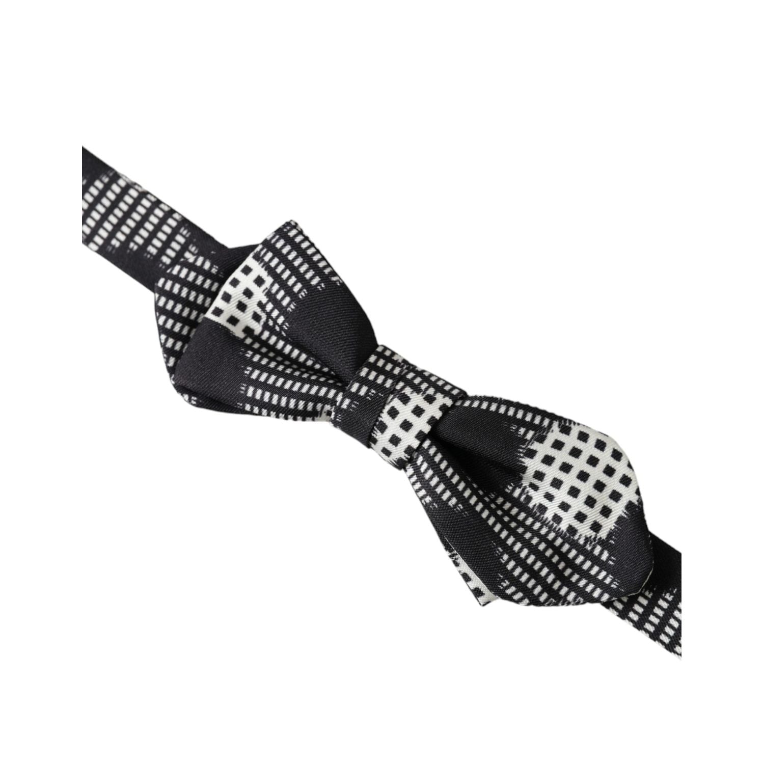 Dolce & Gabbana Multicolor Silk Polka Dot Adjustable Neck Men Papillon Bow Tie