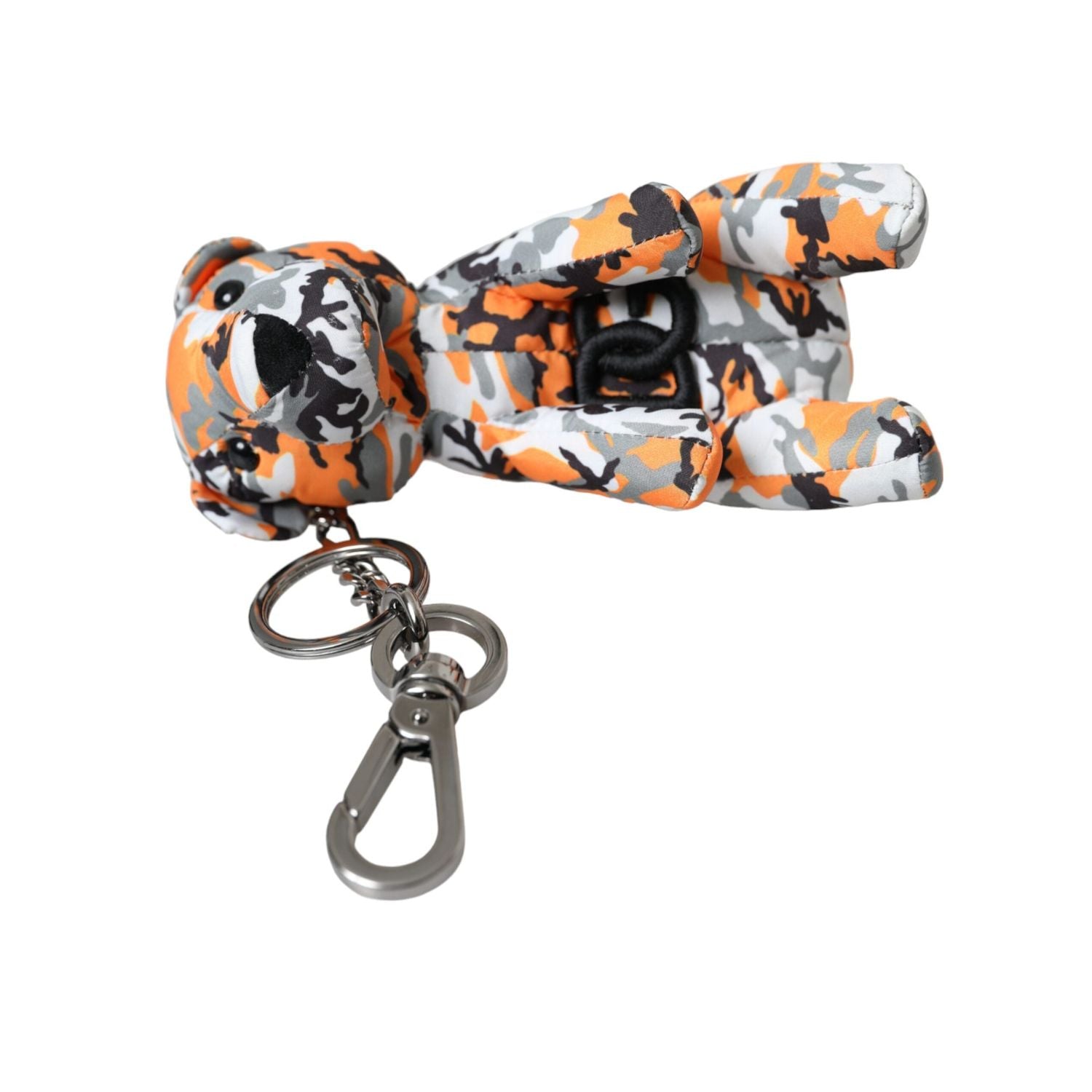 Dolce & Gabbana Multicolor Camouflage Animal Silhouette Keychain Keyring