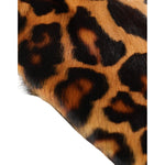 Dolce & Gabbana Brown Leopard Fur Women Bucket Hat