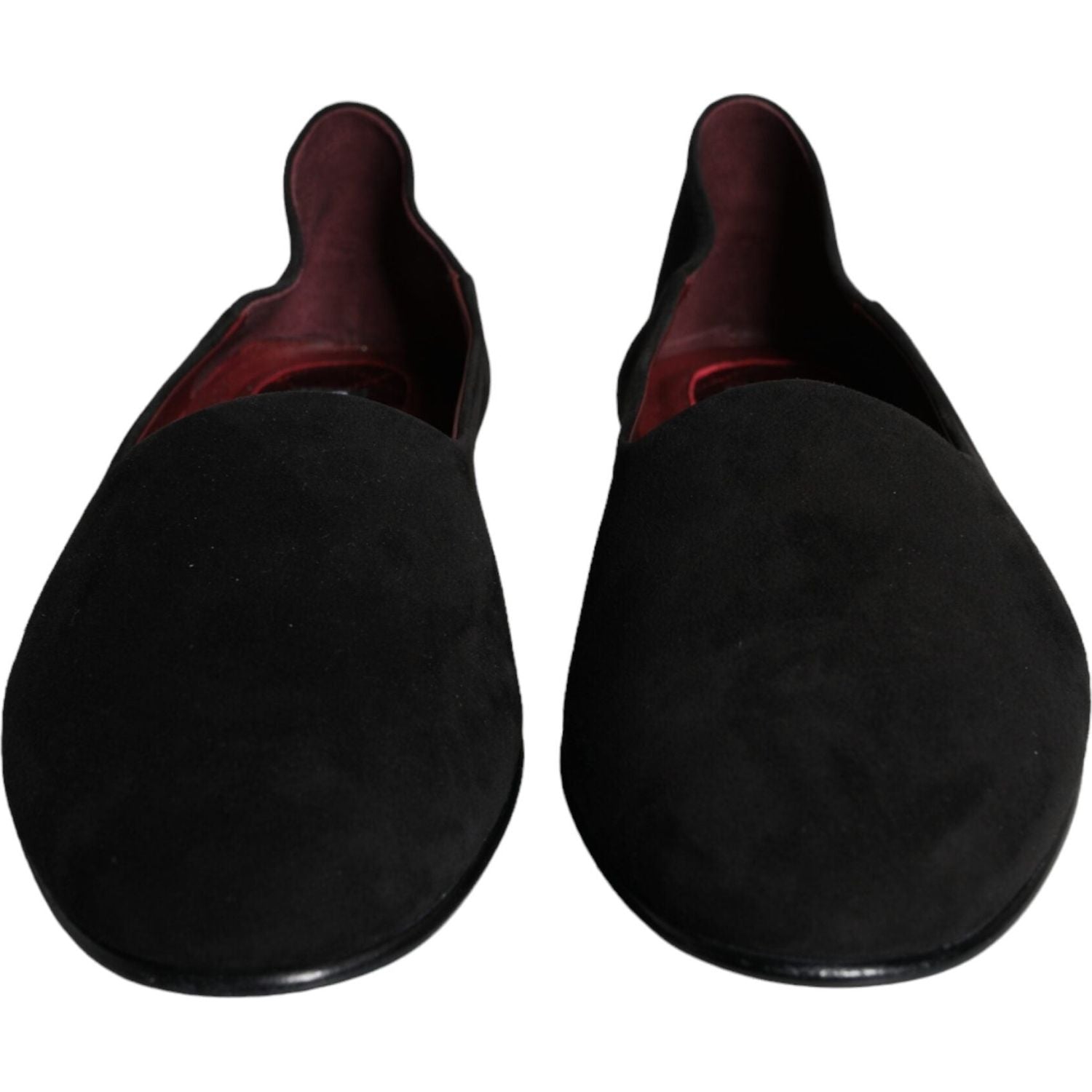 حذاء رسمي سهل الارتداء من دولتشي آند غابانا مصنوع من جلد سويدي باللون الأسود