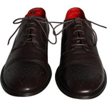 Dolce & Gabbana Brown Calfskin Leather Lace Up Oxford Shoes MV6050-45