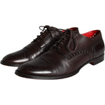 Dolce & Gabbana Brown Calfskin Leather Lace Up Oxford Shoes MV6050-45