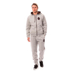 Billionaire Italian Couture Gray Cotton Hooded Sweatsuit TSH1602-5
