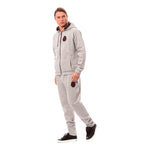 Billionaire Italian Couture Gray Cotton Hooded Sweatsuit TSH1602-5