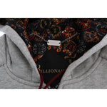 Billionaire Italian Couture Gray Cotton Hooded Sweatsuit TSH1602-5