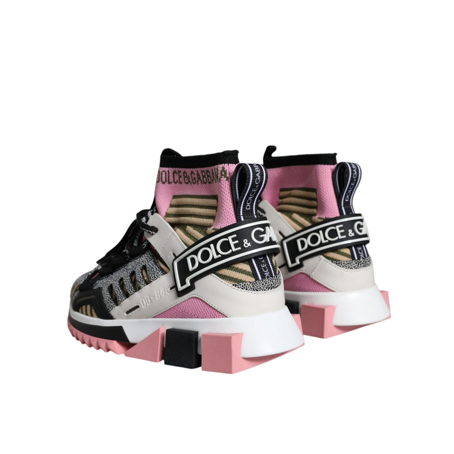 جوارب سورنتو متعددة الألوان من دولتشي آند غابانا بشعار أحذية رياضية