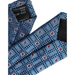 Dolce & Gabbana Blue Patterned 100% Silk Adjustable Men Tie