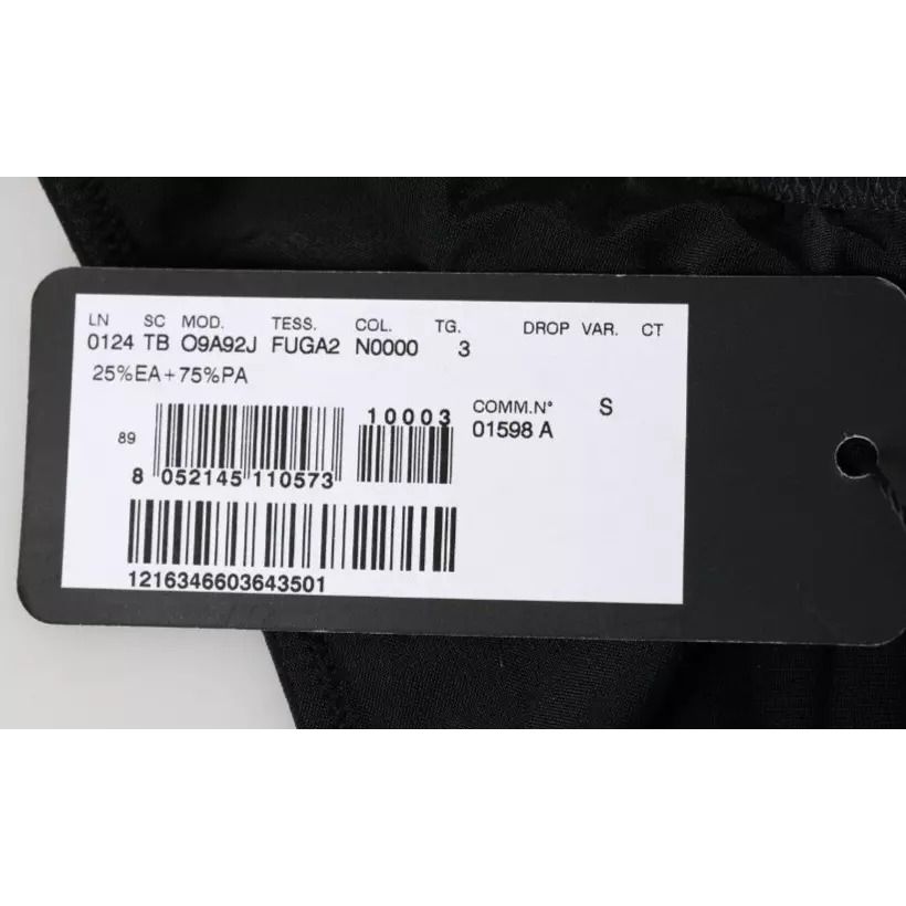 بيكيني دولتشي آند غابانا أسود من النايلون للشاطئ