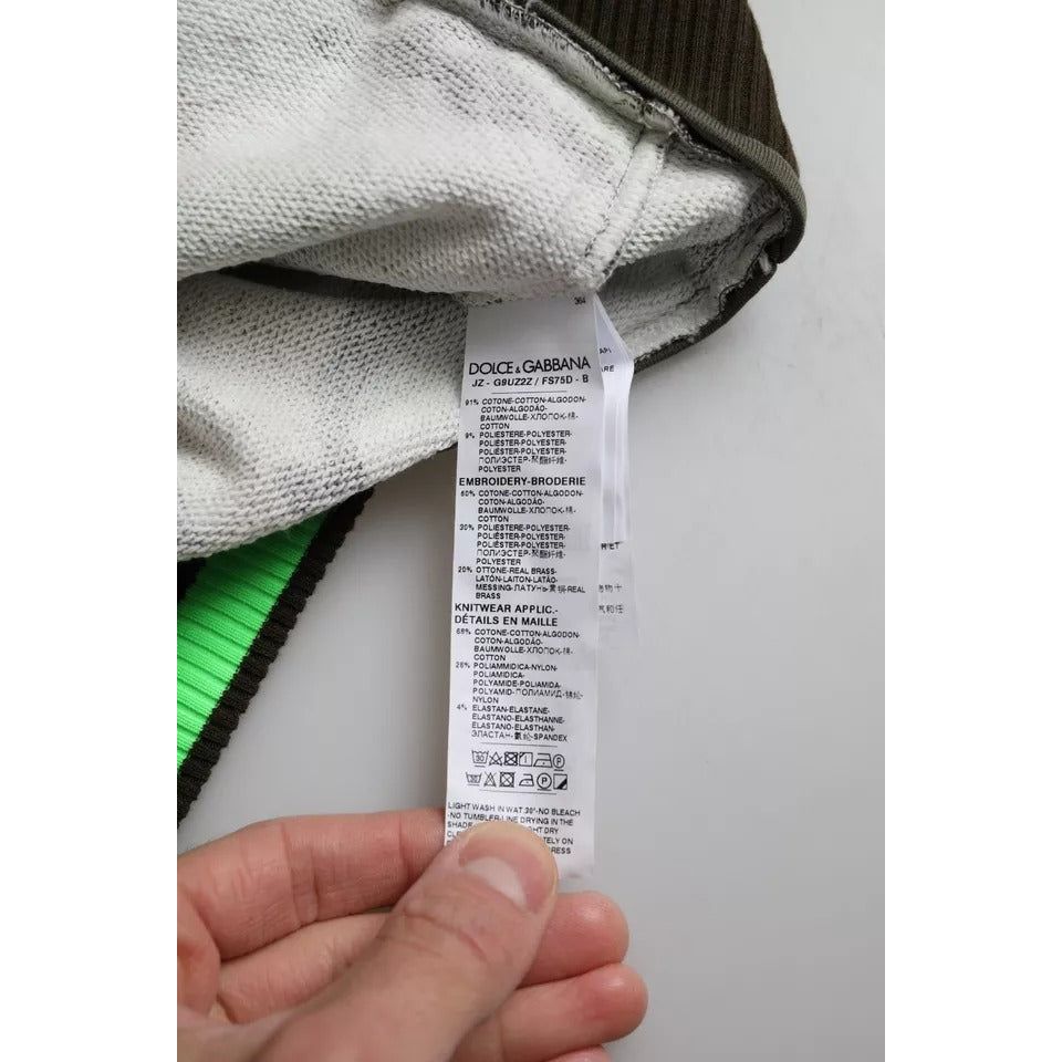 سويت شيرت مموه متعدد الألوان من دولتشي آند غابانا