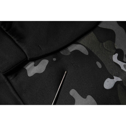 Dolce & Gabbana Black Camouflage Round Neck Sweatshirt Sweater