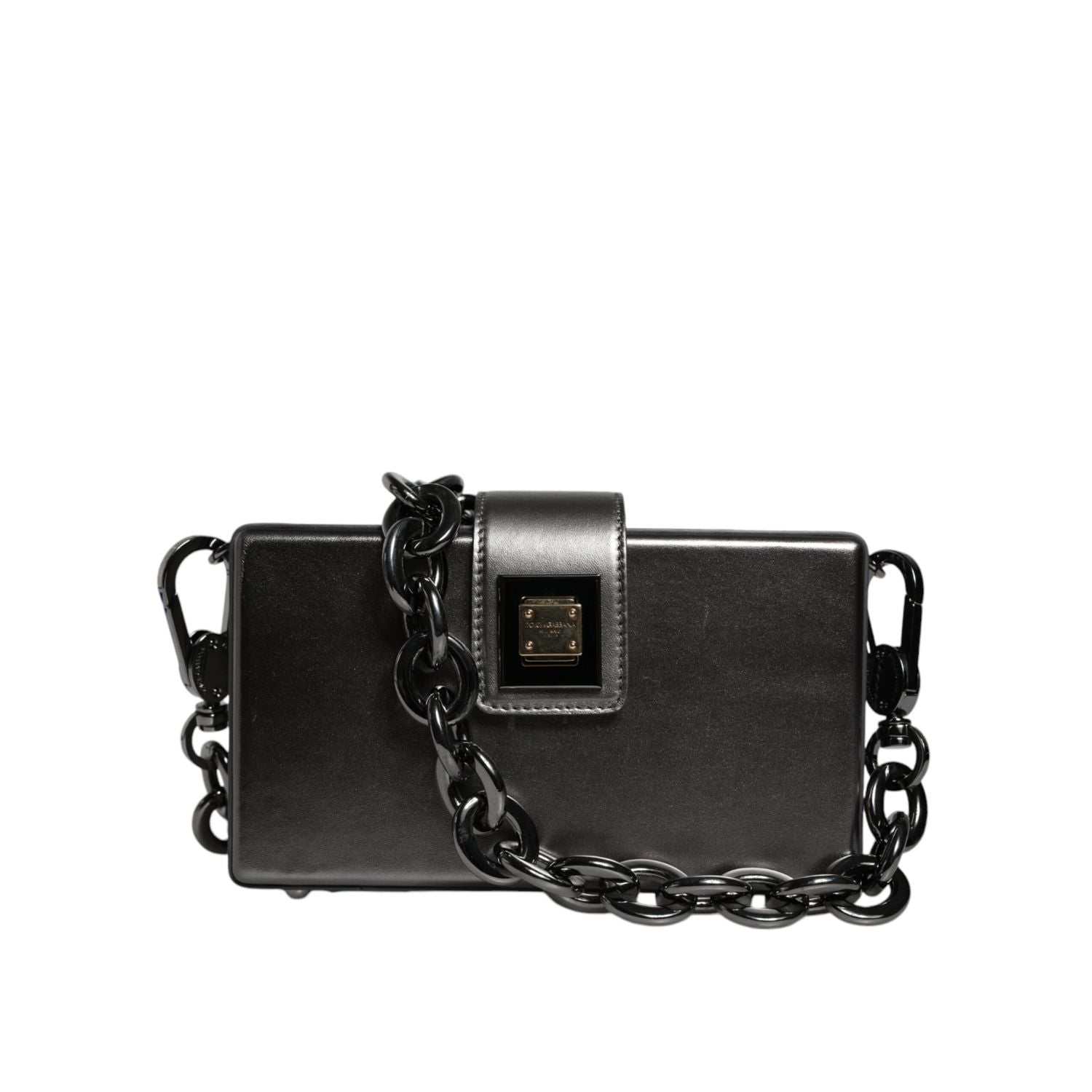 Front view with bag zipped and handles upright.