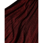 Dolce & Gabbana Red One Shoulder Pleated A-line Mini Dress