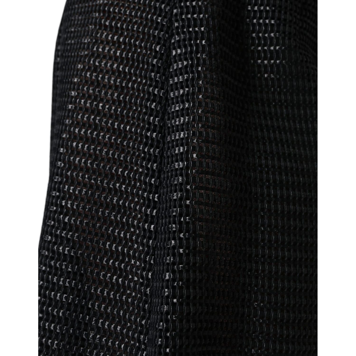 Dolce & Gabbana Black Viscose High Waist Pencil Cut Skirt