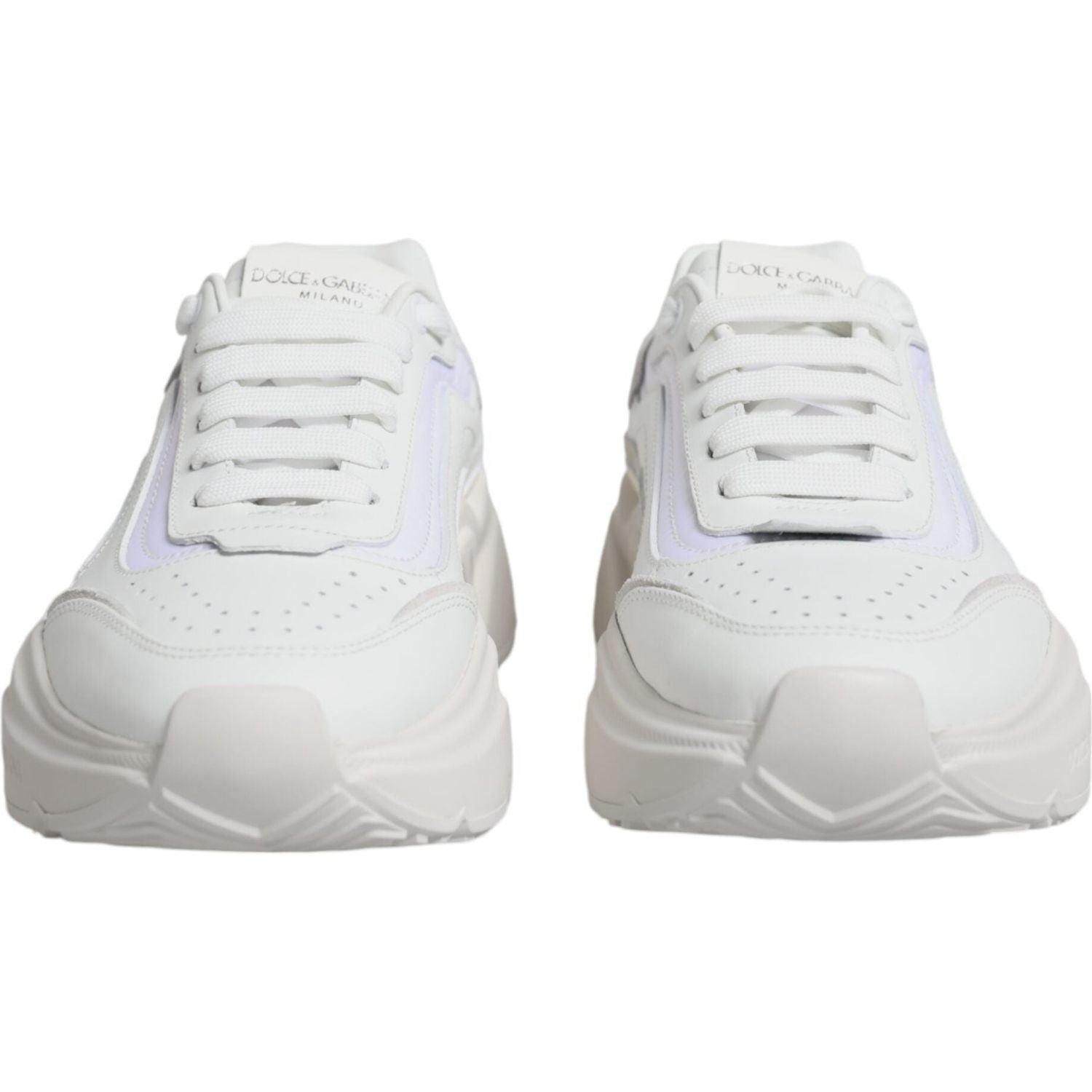 Dolce & Gabbana White Daymaster Low Top Sneakers Shoes