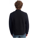 Roberto Pepe Luxury Black Wool Men Jacket