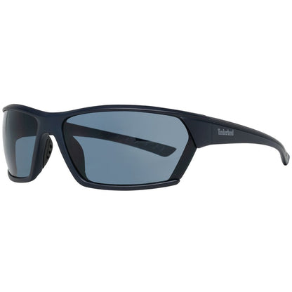 Timberland Black Resin Sunglasses with grey UV filter 3 lenses, 69/16/130 mm size for men, stylish and protective eyewear.