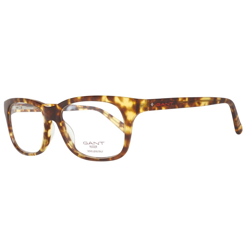 Gant Brown Plastic Frames for women, tortoiseshell design, 53/15/140 mm dimensions, stylish eyewear made from durable plastic.