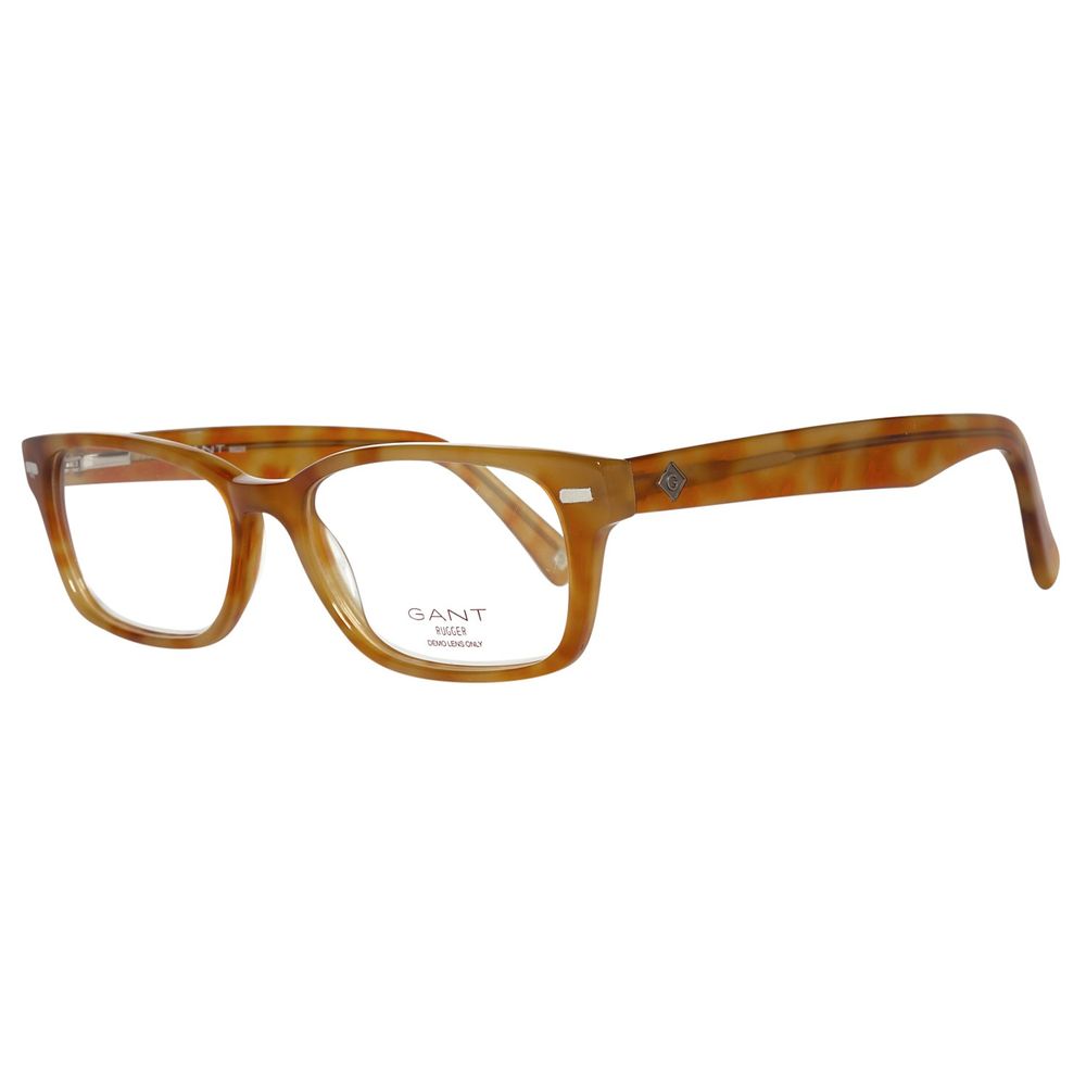 Gant Brown Plastic Frames for men, model GRGATESLTO-54, 54/17/140 mm, brown color.