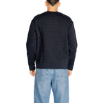 Armani Exchange Blue Cotton Sweatshirt