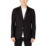Armani Exchange Black Polyester Blazer AR-11825200009-IT50 | L