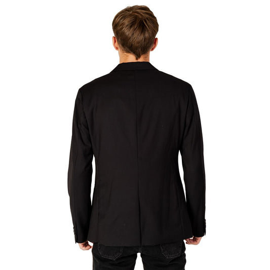 Armani Exchange Black Polyester Blazer AR-11825200009-IT50 | L