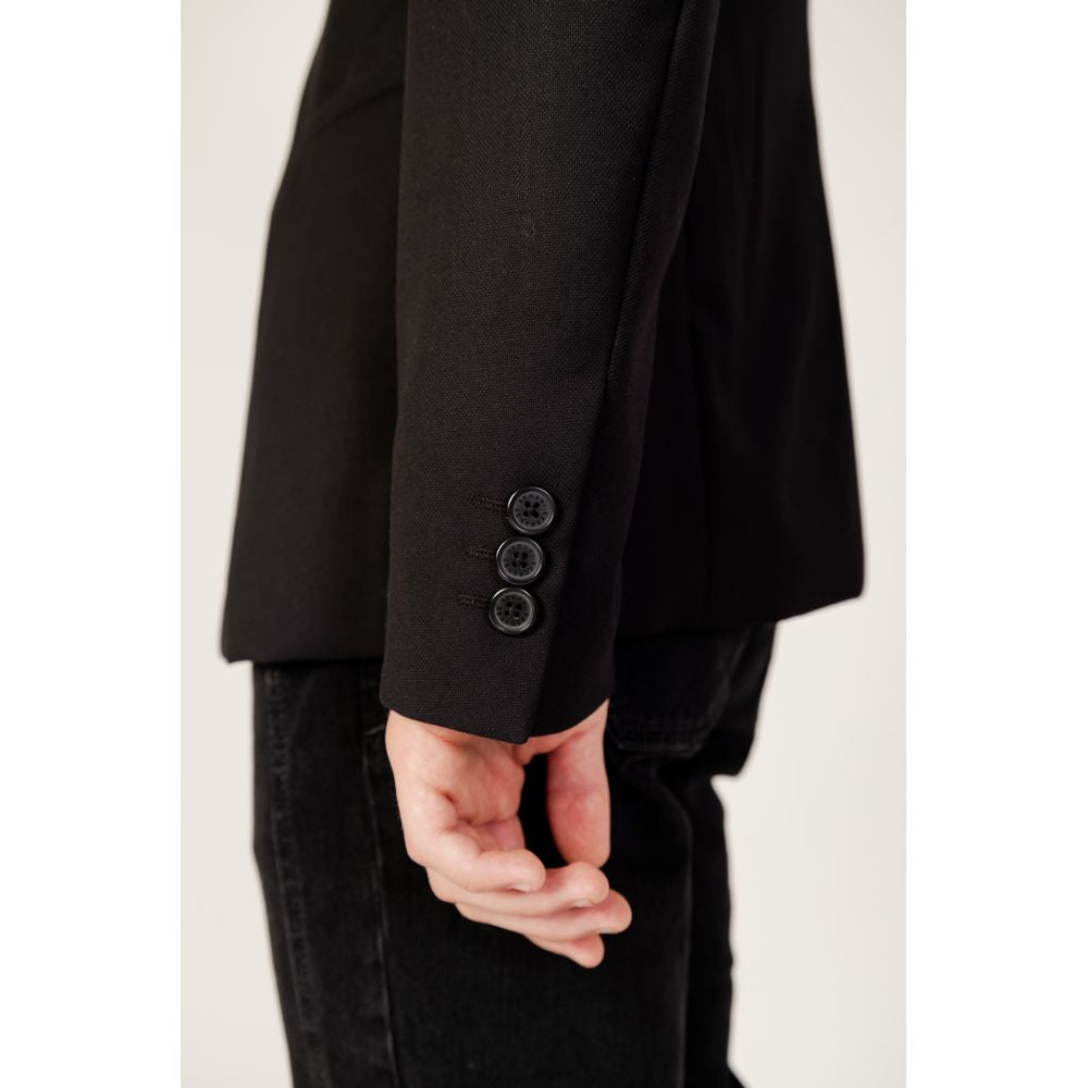 Armani Exchange Black Polyester Blazer AR-11825200009-IT50 | L