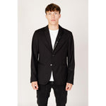 Armani Exchange Black Polyester Blazer AR-11825200009-IT50 | L