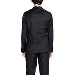 Armani Exchange Black Polyester Blazer AR-14714100009-IT52 | XL