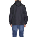 Suns Black Polyester Jackets & Coat
